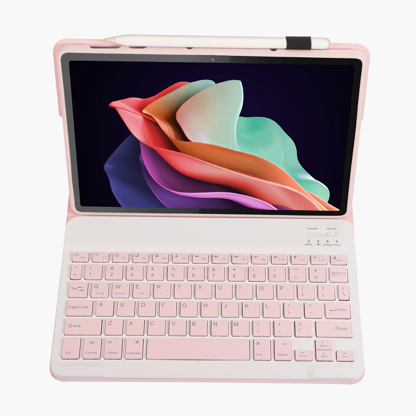 AH13 For Huawei Enjoy Tablet 2 / MatePad C3 10.1 inch / T 10S 10.1 inch / T 10 9.7 inch / Honor Pad 6 10.1-inch / Pad 7 / Pad X8 Slim Tablet Case with Bluetooth Detachable Keyboard