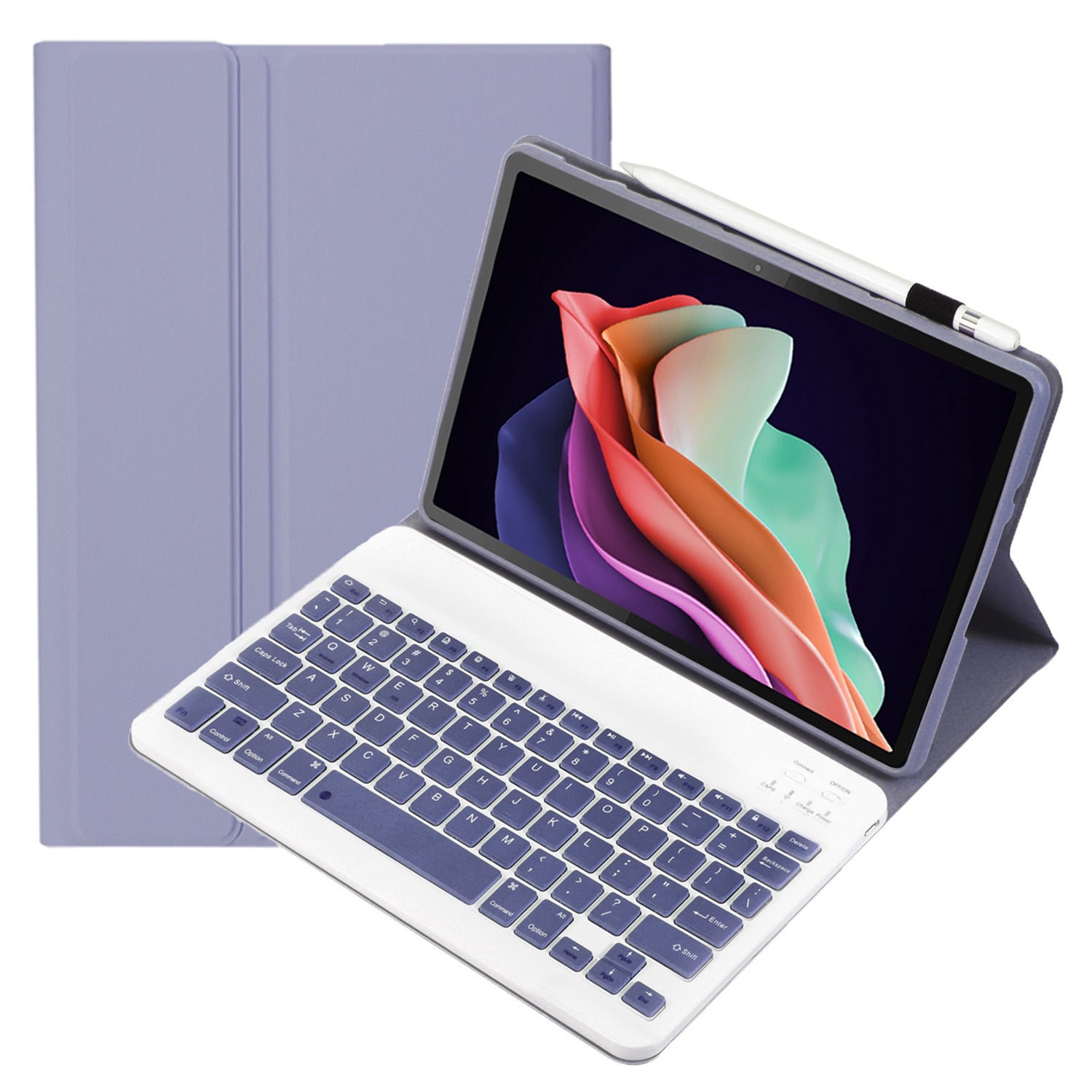 AH13 For Huawei Enjoy Tablet 2 / MatePad C3 10.1 inch / T 10S 10.1 inch / T 10 9.7 inch / Honor Pad 6 10.1-inch / Pad 7 / Pad X8 Slim Tablet Case with Bluetooth Detachable Keyboard