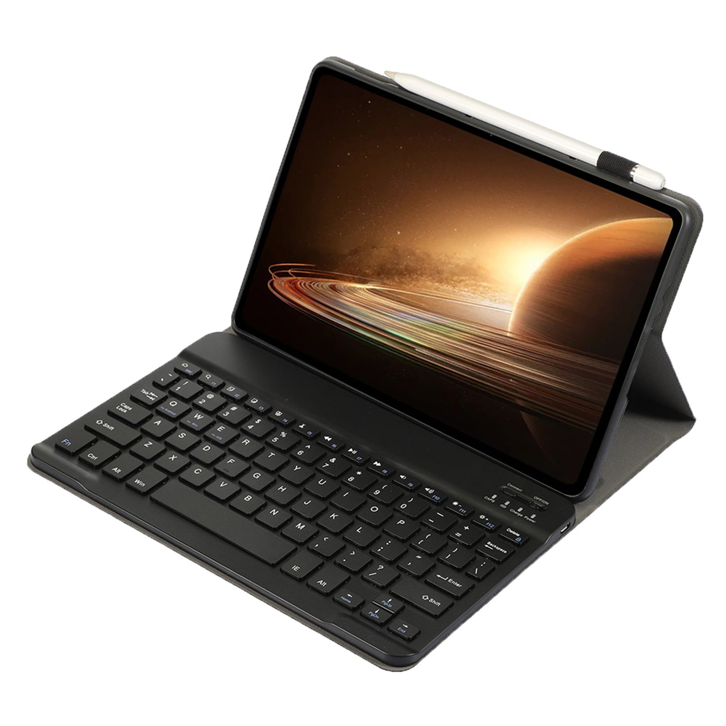 OP13 For Oppo Pad 2 Soft Tablet Case with Bluetooth Keyboard Stand Leather Cover