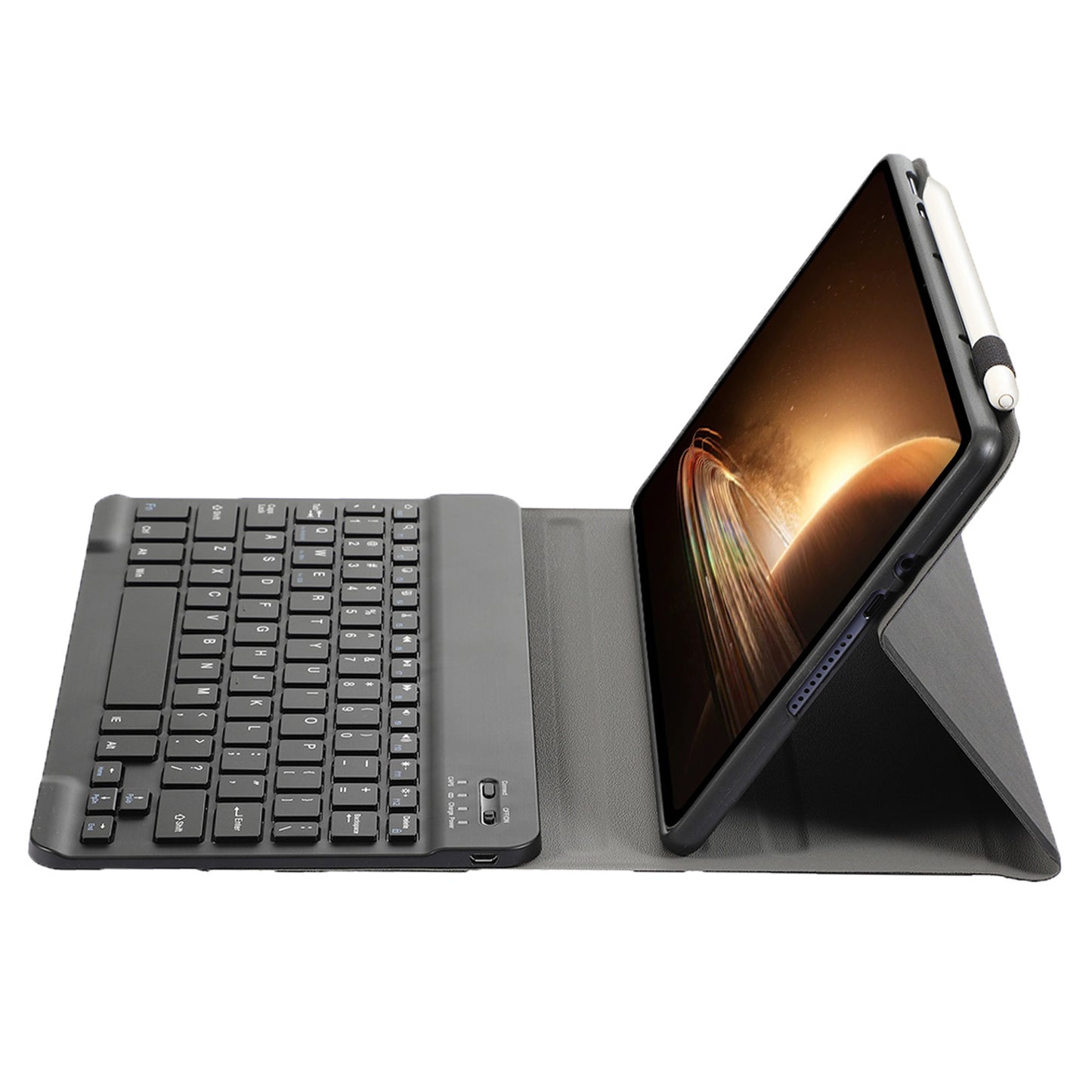 OP13 For Oppo Pad 2 Soft Tablet Case with Bluetooth Keyboard Stand Leather Cover