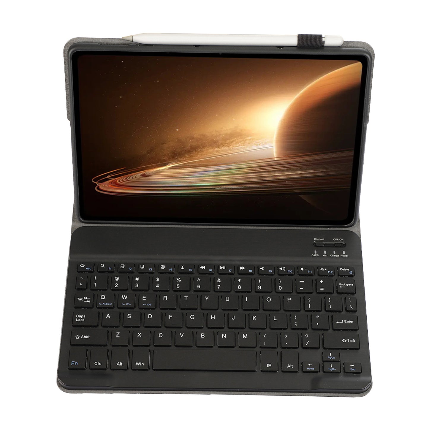 OP13 For Oppo Pad 2 Soft Tablet Case with Bluetooth Keyboard Stand Leather Cover
