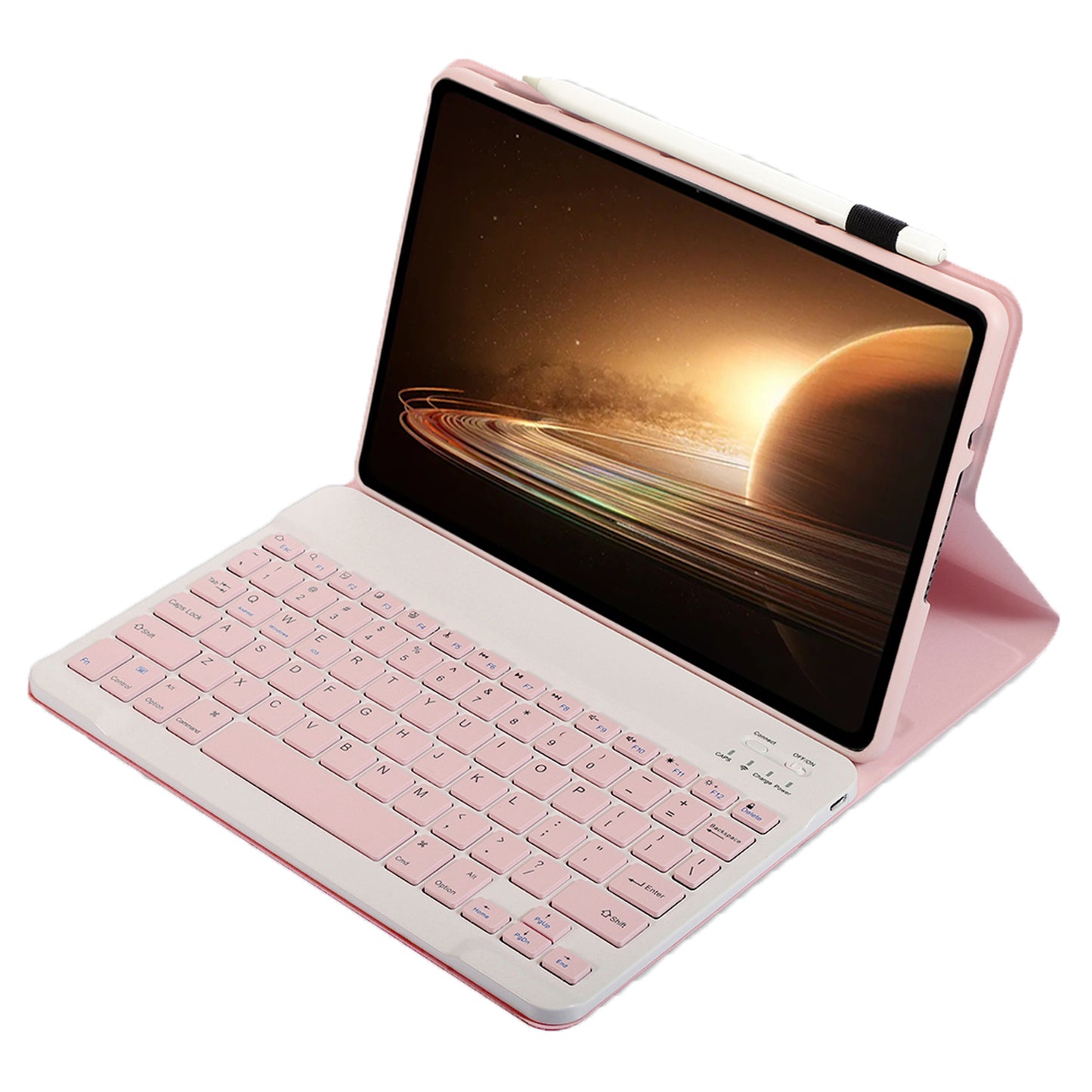 OP13 For Oppo Pad 2 Soft Tablet Case with Bluetooth Keyboard Stand Leather Cover