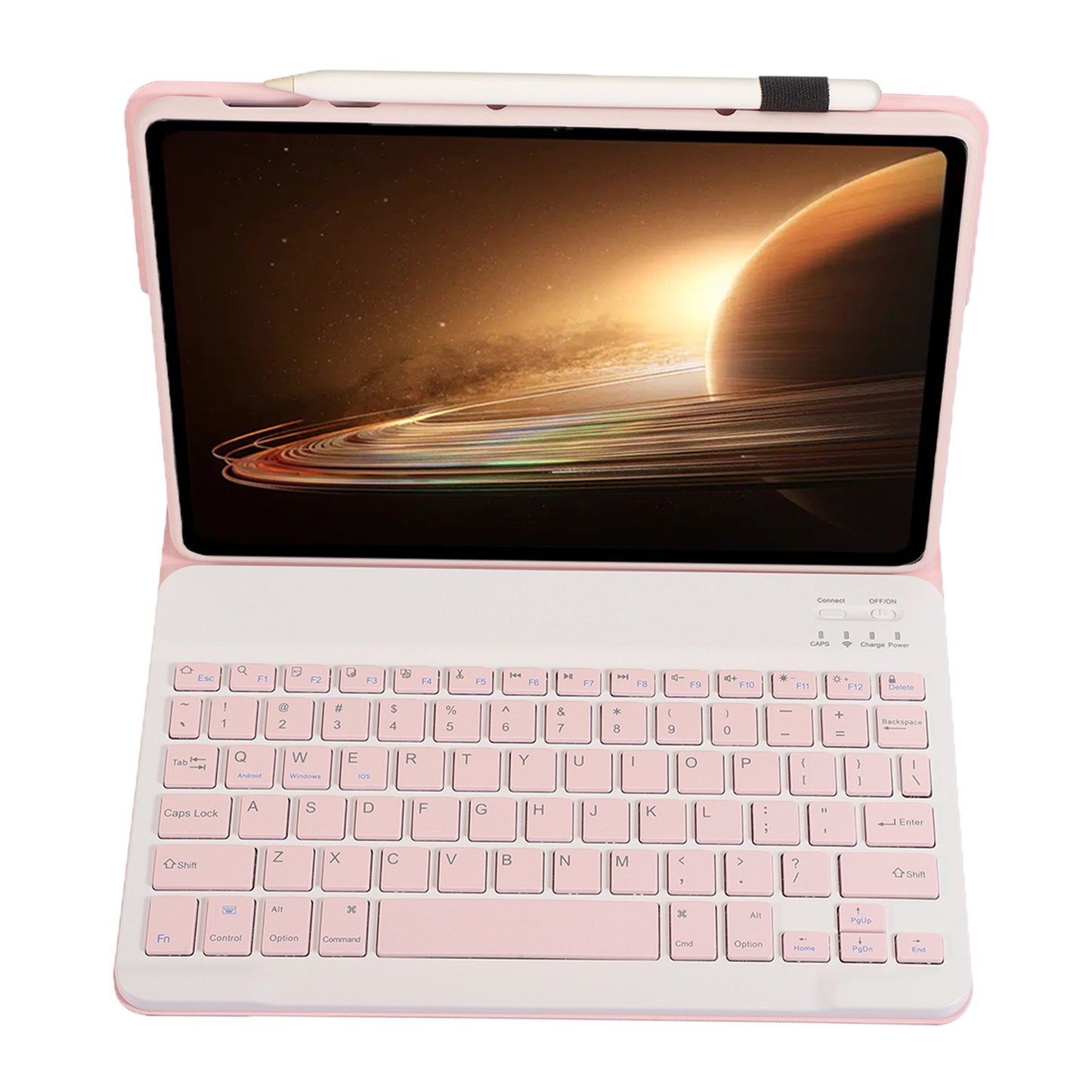 OP13 For Oppo Pad 2 Soft Tablet Case with Bluetooth Keyboard Stand Leather Cover