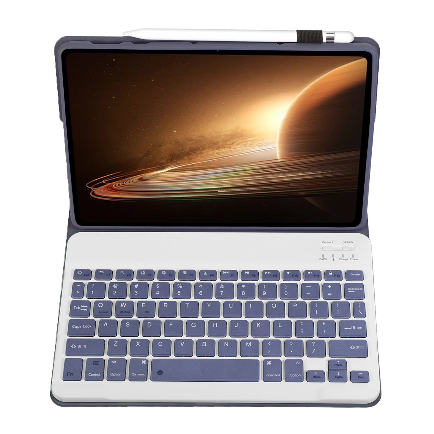 OP13 For Oppo Pad 2 Soft Tablet Case with Bluetooth Keyboard Stand Leather Cover