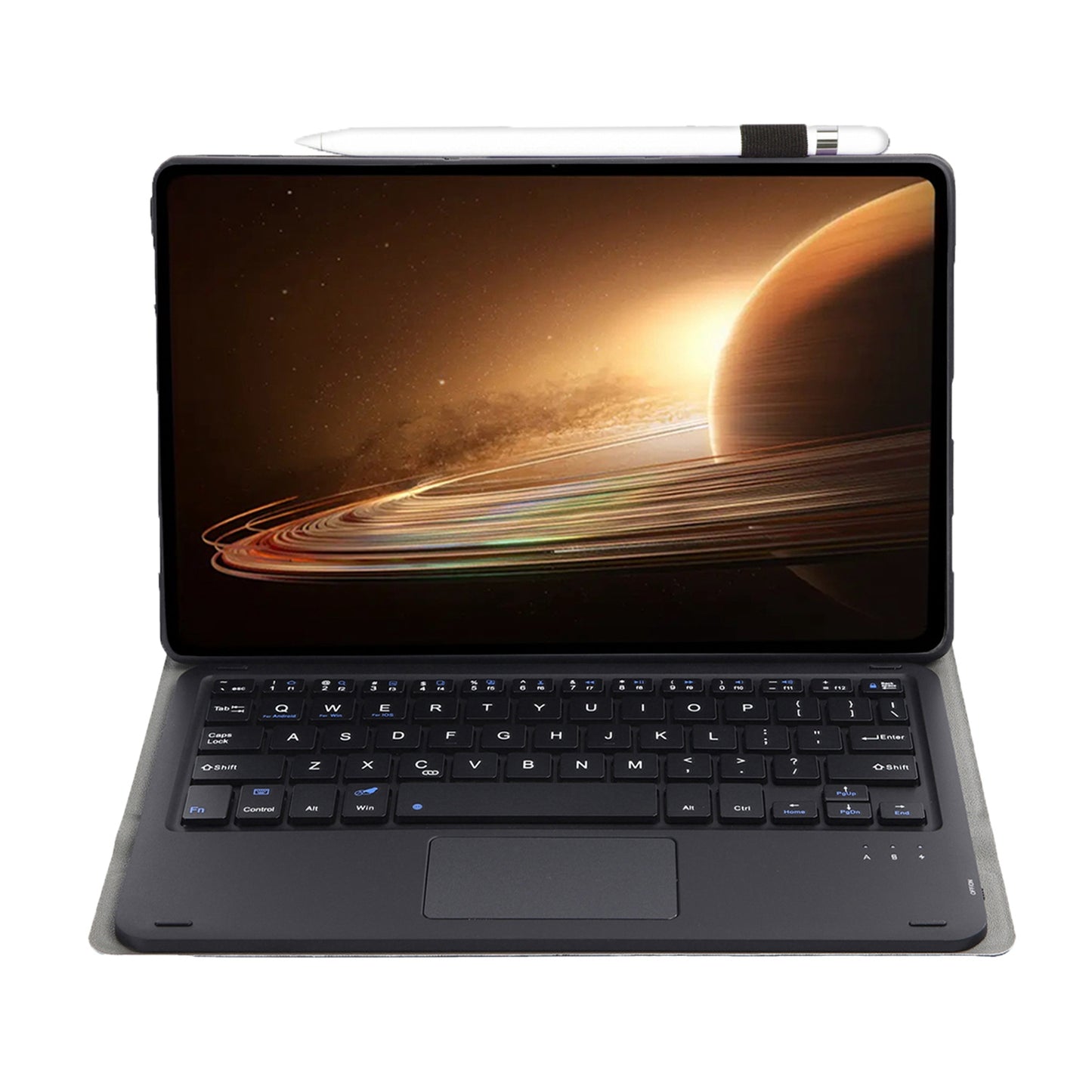 OP13-A For Oppo Pad 2 Tablet Case with Detachable Bluetooth Keyboard Touchpad Leather Stand Cover