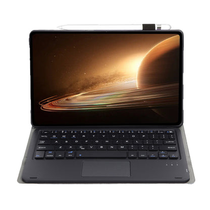 OP13-A For Oppo Pad 2 Tablet Case with Detachable Bluetooth Keyboard Touchpad Leather Stand Cover