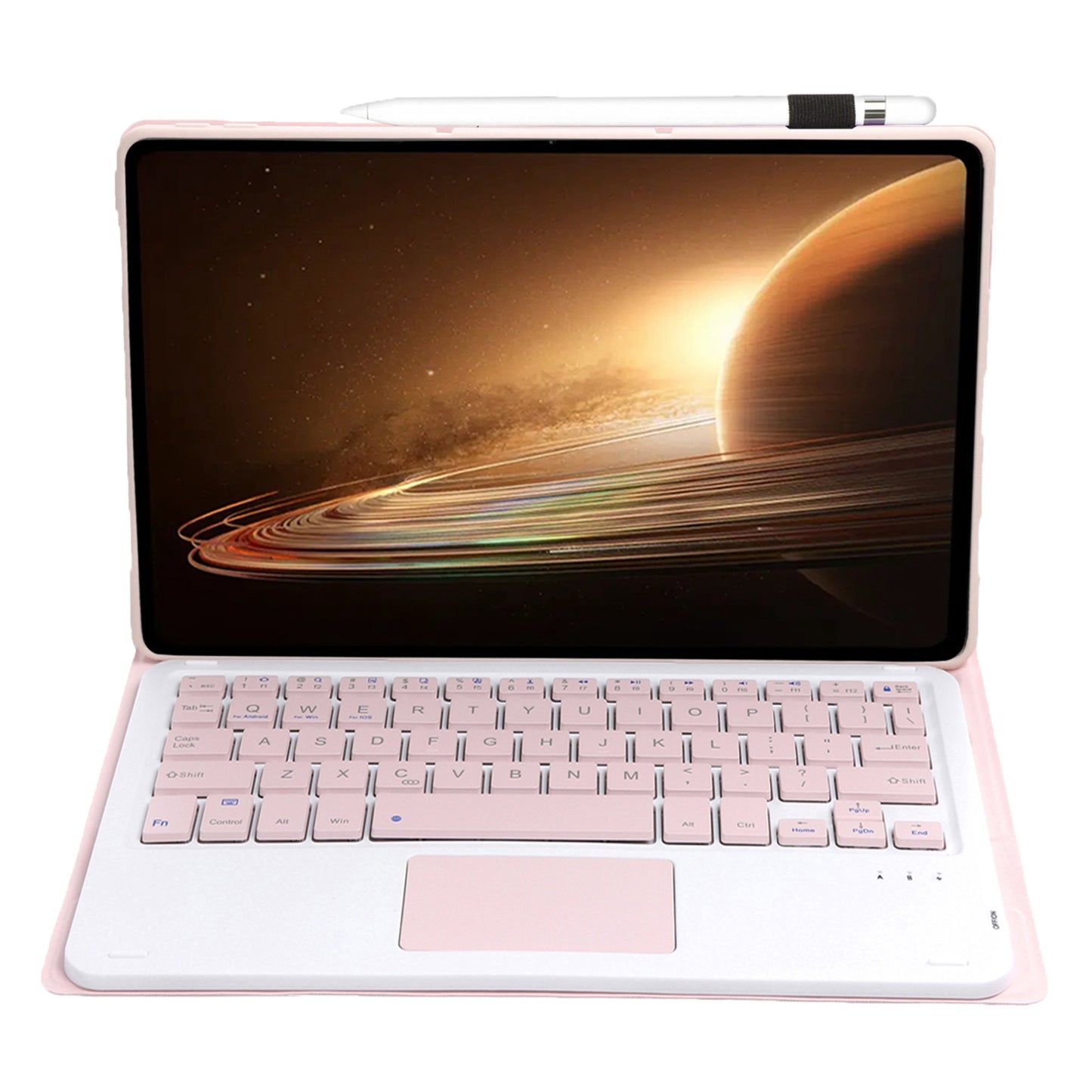 OP13-A For Oppo Pad 2 Tablet Case with Detachable Bluetooth Keyboard Touchpad Leather Stand Cover