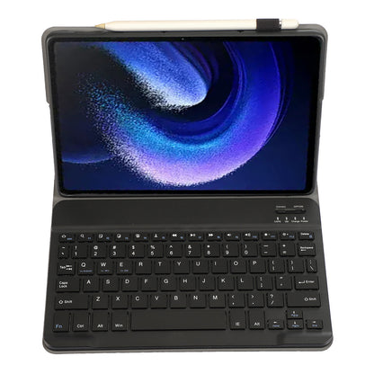 A0N7 For Xiaomi Pad 6 / Pad 6 Pro PU Leather Cover Ultra-Thin Stand Tablet Case with Removable Bluetooth Keyboard