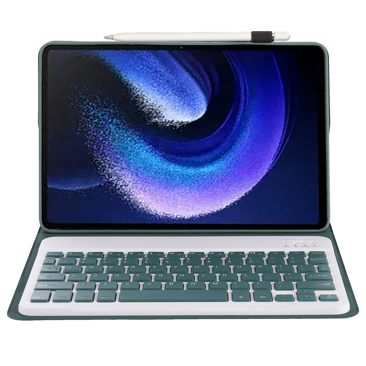 A0N7 For Xiaomi Pad 6 / Pad 6 Pro PU Leather Cover Ultra-Thin Stand Tablet Case with Removable Bluetooth Keyboard