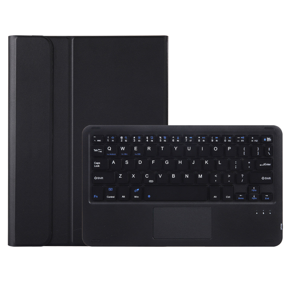 A0N7-A For Xiaomi Pad 6 / Pad 6 Pro PU Leather Tablet Case Slim Folio Stand Cover with Touchpad Detachable Keyboard