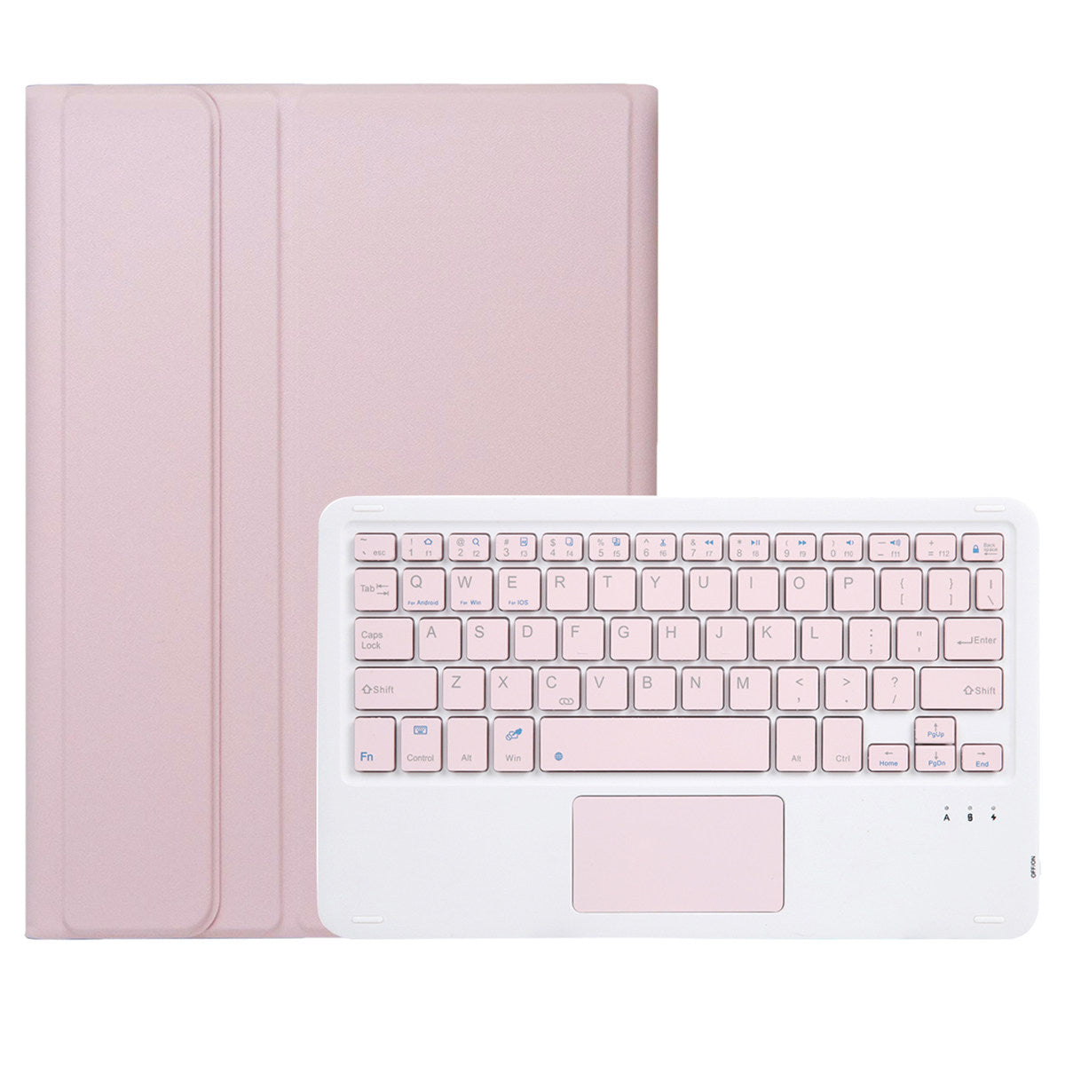 A0N7-A For Xiaomi Pad 6 / Pad 6 Pro PU Leather Tablet Case Slim Folio Stand Cover with Touchpad Detachable Keyboard