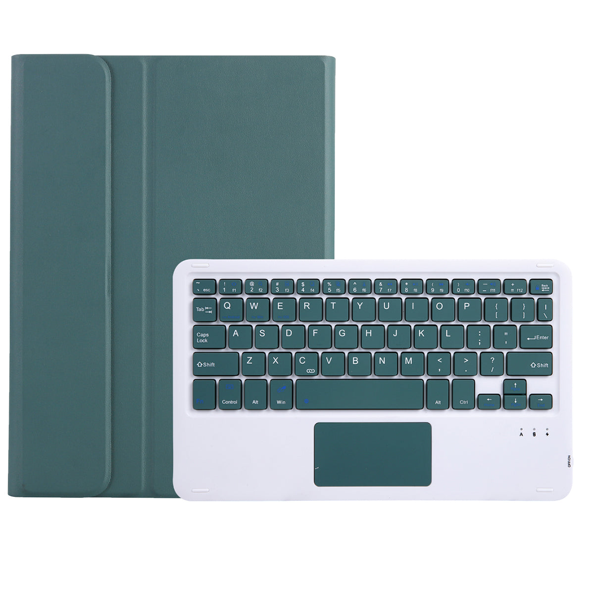A0N7-A For Xiaomi Pad 6 / Pad 6 Pro PU Leather Tablet Case Slim Folio Stand Cover with Touchpad Detachable Keyboard