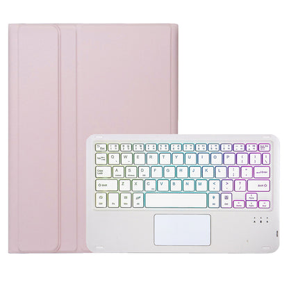 A0N7-AS For Xiaomi Pad 6 / Pad 6 Pro PU Leather Ultra Thin Stand Tablet Case + Touchpad Bluetooth Keyboard with Backlit