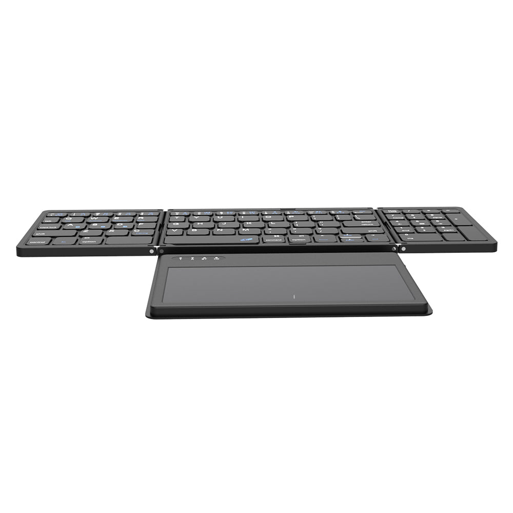 B055 Portable Folding Bluetooth Keyboard Universal Laptop Tablet Wireless Keyboard with Touchpad