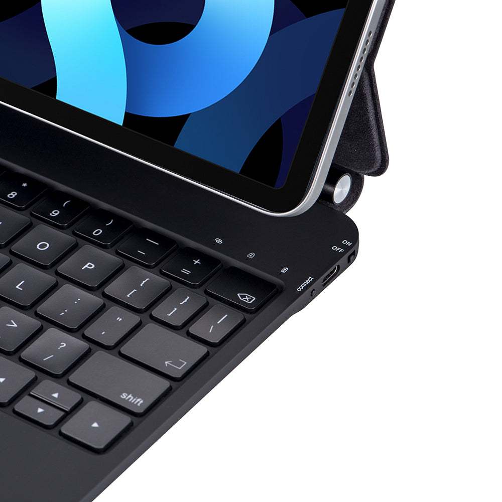 X7 For iPad Pro 11-inch (2018) / (2020) / (2021) / (2022) / iPad Air (2020) / (2022) Touchpad Bluetooth Keyboard Magnetic Tablet Stand Leather Case
