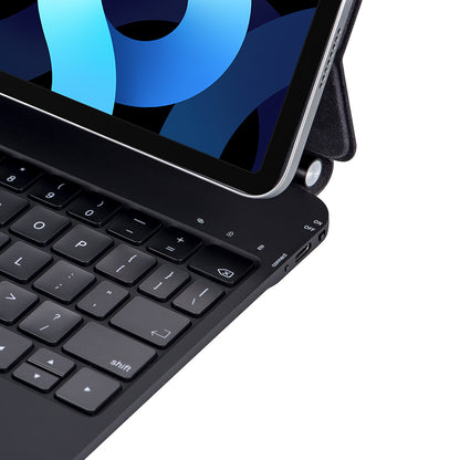 X7 For iPad Pro 11-inch (2018) / (2020) / (2021) / (2022) / iPad Air (2020) / (2022) Touchpad Bluetooth Keyboard Magnetic Tablet Stand Leather Case