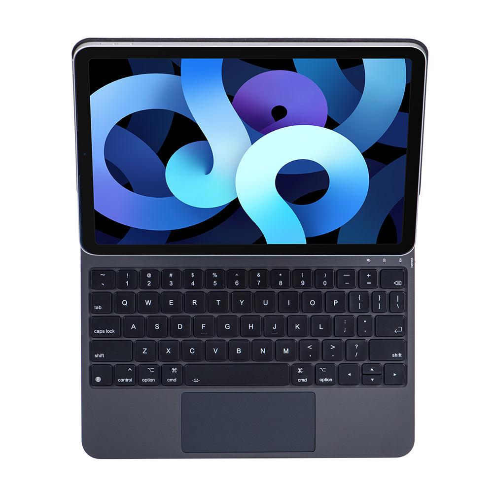 X7 For iPad Pro 11-inch (2018) / (2020) / (2021) / (2022) / iPad Air (2020) / (2022) Touchpad Bluetooth Keyboard Magnetic Tablet Stand Leather Case