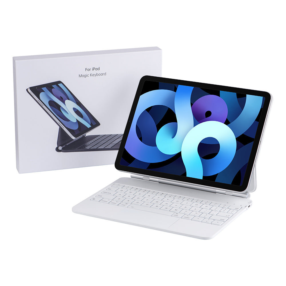 X7 For iPad Pro 11-inch (2018) / (2020) / (2021) / (2022) / iPad Air (2020) / (2022) Touchpad Bluetooth Keyboard Magnetic Tablet Stand Leather Case