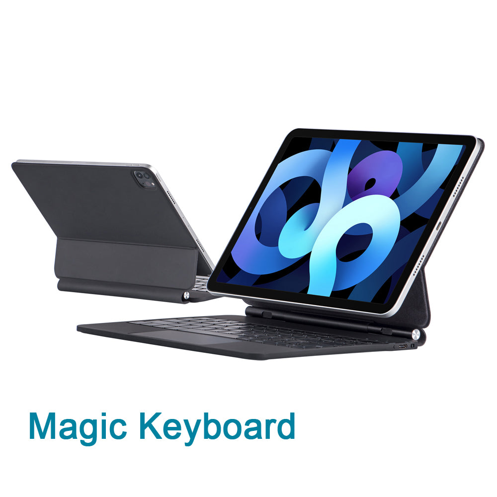 X7 For iPad Pro 11-inch (2018) / (2020) / (2021) / (2022) / iPad Air (2020) / (2022) Touchpad Bluetooth Keyboard Magnetic Tablet Stand Leather Case