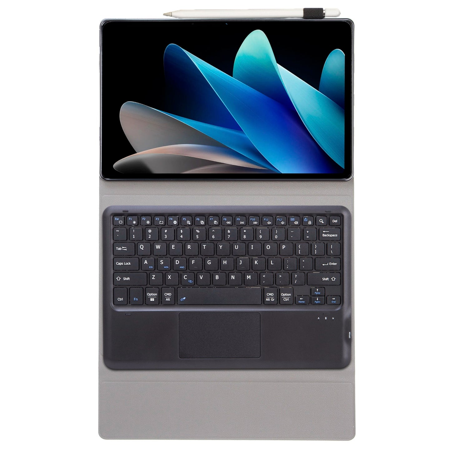 AV12-A For vivo Pad2 PU Leather Slim Tablet Case + Removable Bluetooth Wireless Keyboard with TouchPad