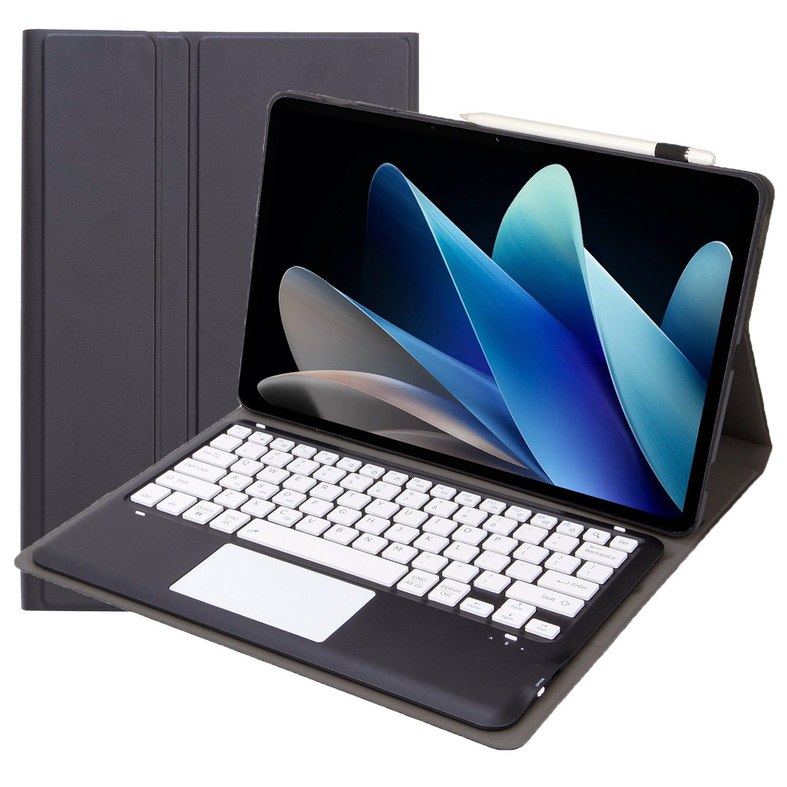 AV12-A For vivo Pad2 PU Leather Slim Tablet Case + Removable Bluetooth Wireless Keyboard with TouchPad