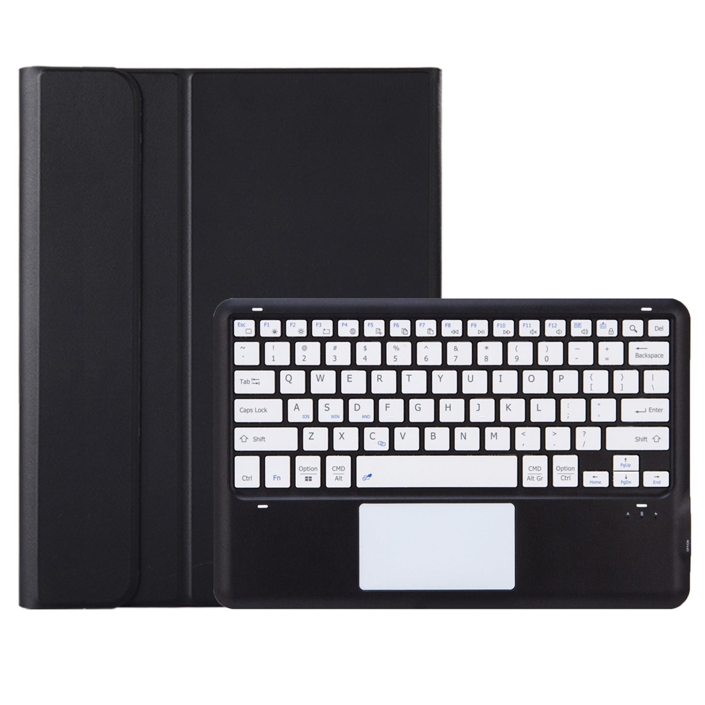 AV12-A For vivo Pad2 PU Leather Slim Tablet Case + Removable Bluetooth Wireless Keyboard with TouchPad
