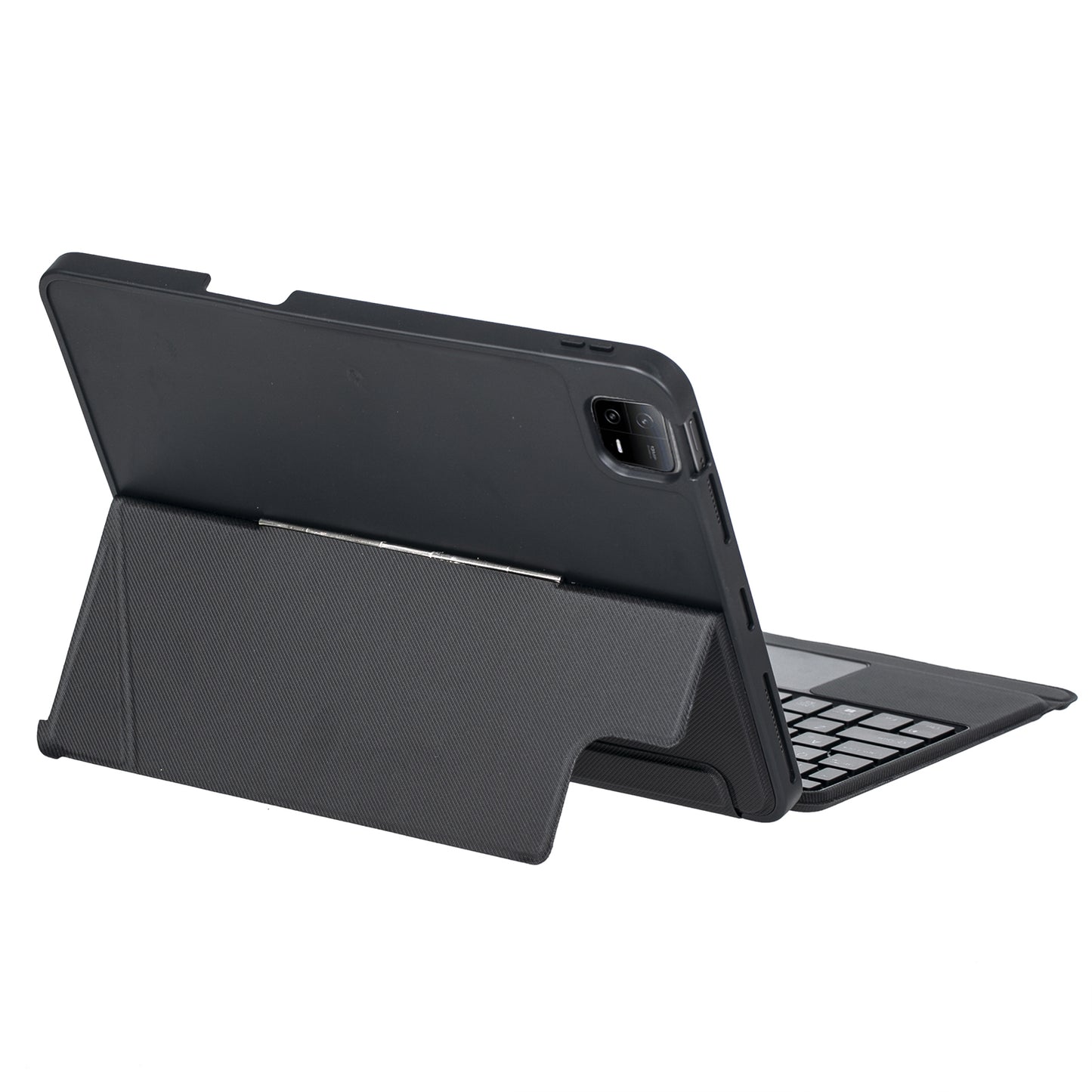 T0N7-AS for Xiaomi Pad 6 / Pad 6 Pro PU Leather Tablet Case  with Pencil Holder + Touchpad Detachable Backlit Bluetooth Keyboard