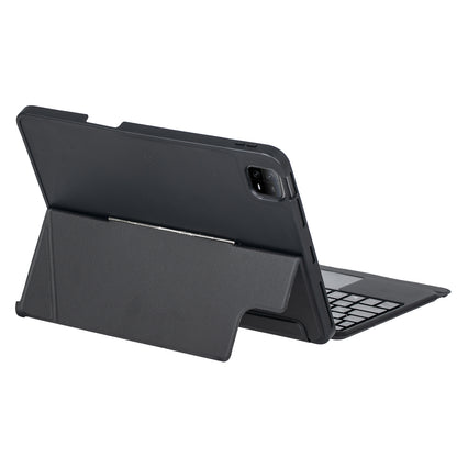 T0N7-AS for Xiaomi Pad 6 / Pad 6 Pro PU Leather Tablet Case  with Pencil Holder + Touchpad Detachable Backlit Bluetooth Keyboard