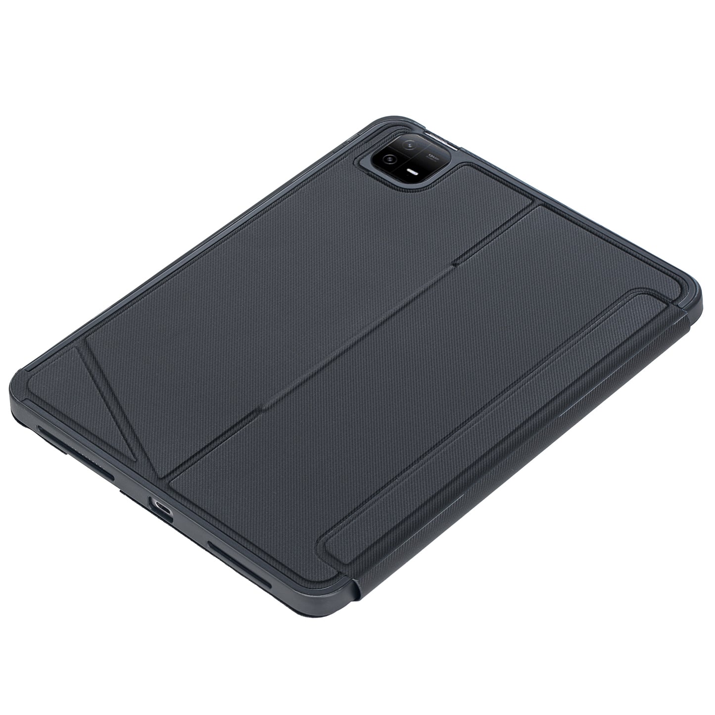 T0N7-AS for Xiaomi Pad 6 / Pad 6 Pro PU Leather Tablet Case  with Pencil Holder + Touchpad Detachable Backlit Bluetooth Keyboard