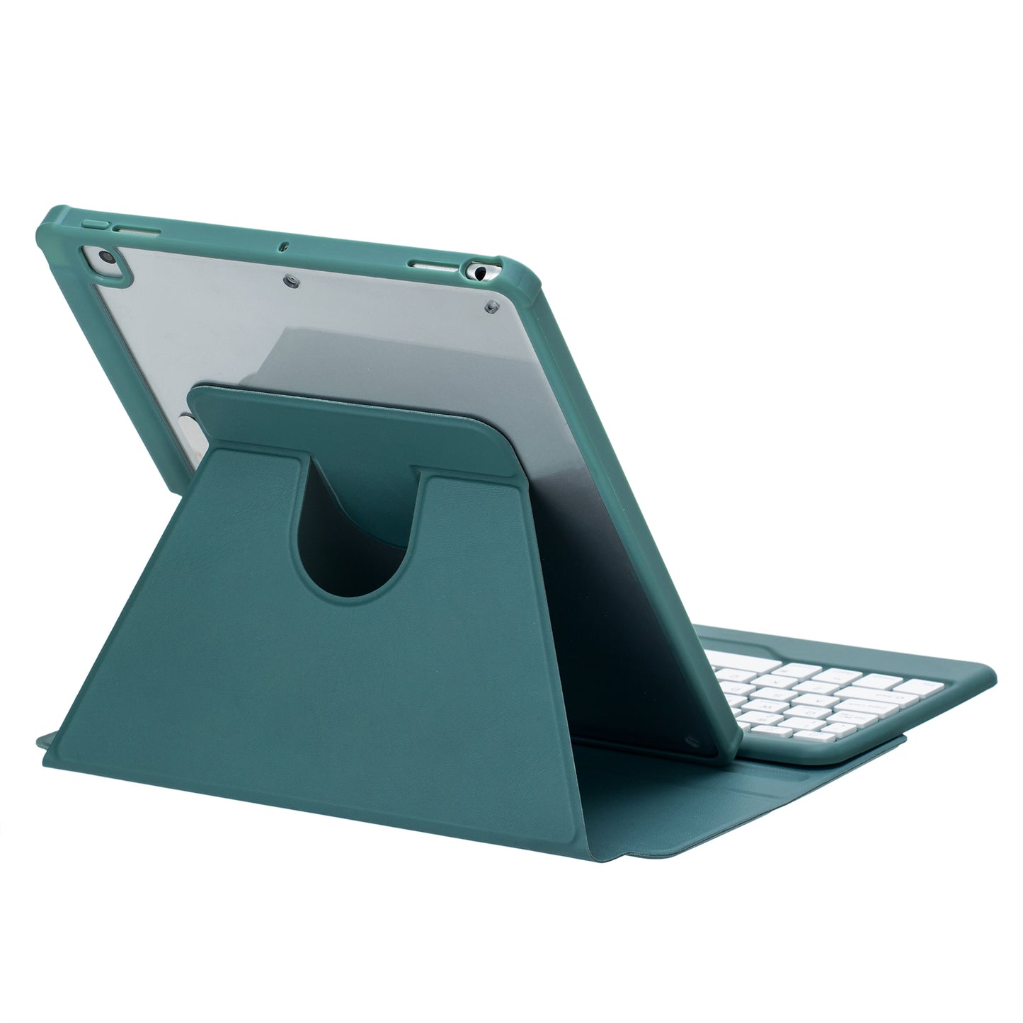 F102B  Tablet Case for iPad 10.2 (2019) / (2020) / (2021) / iPad Air 10.5 inch (2019) / iPad Pro 10.5-inch (2017) Rotatable Stand Cover with Bluetooth Keyboard