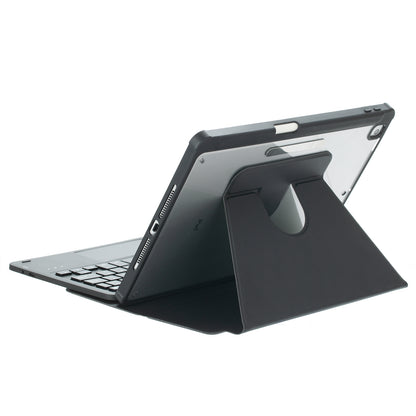 F10B-A Tablet Case for iPad 10.9 (2022) PU Leather Transparent Acrylic Stand Cover with Bluetooth Touchpad Keyboard