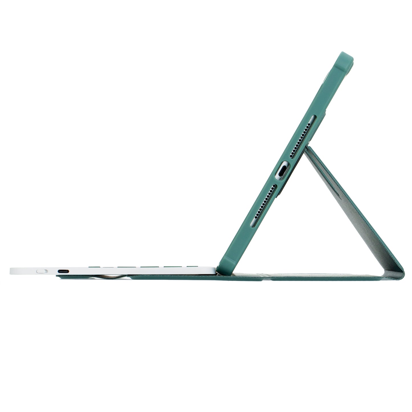F10B-A Tablet Case for iPad 10.9 (2022) PU Leather Transparent Acrylic Stand Cover with Bluetooth Touchpad Keyboard