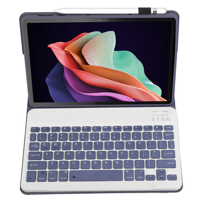 AM22 For Lenovo Pad Plus / Tab P11 Gen 2 Tablet Case PU Leather Stand Cover with Bluetooth Keyboard