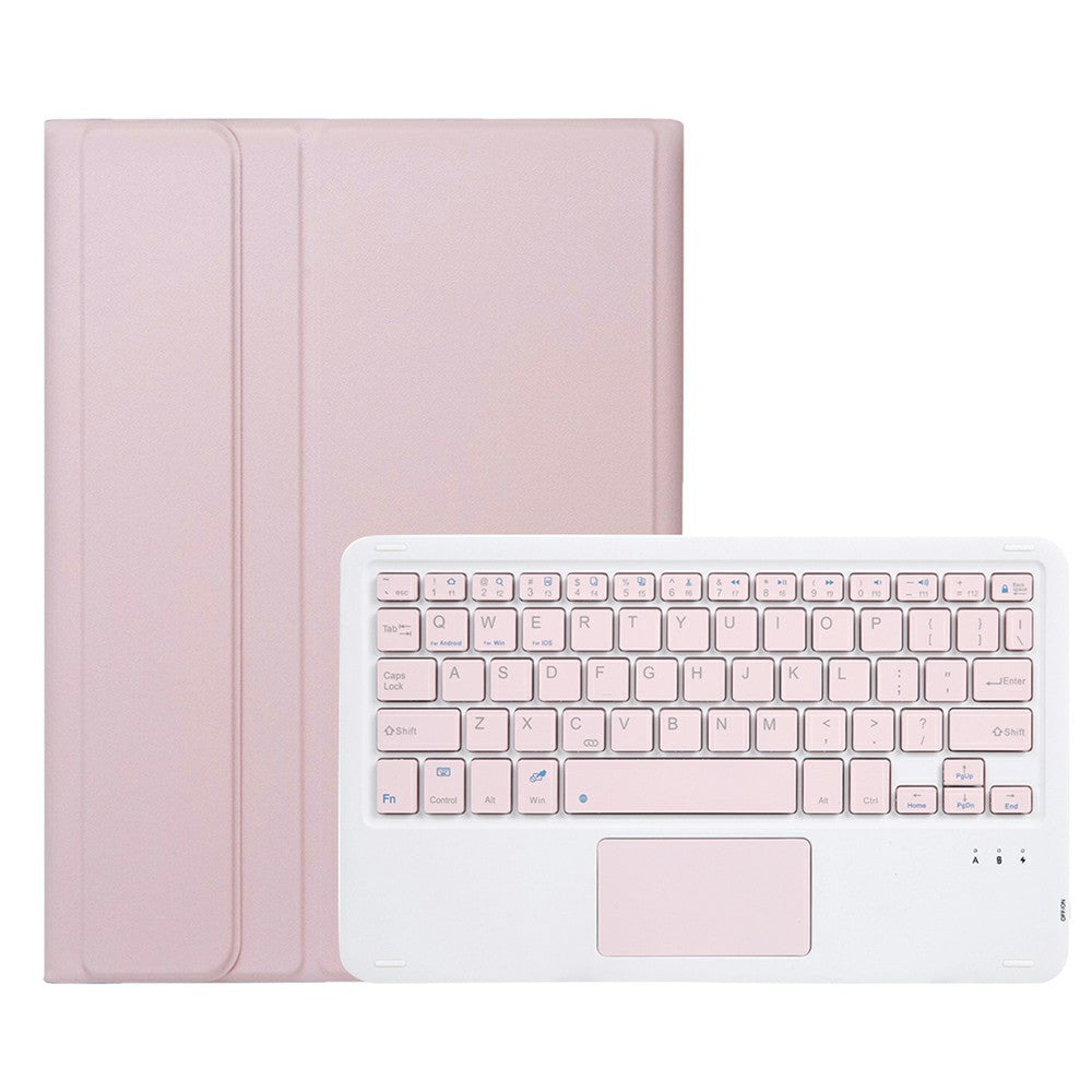 AM22-A For Lenovo Pad Plus / Tab P11 Gen 2 Leather Tablet Case Stand Cover with Touchpad Detachable Keyboard