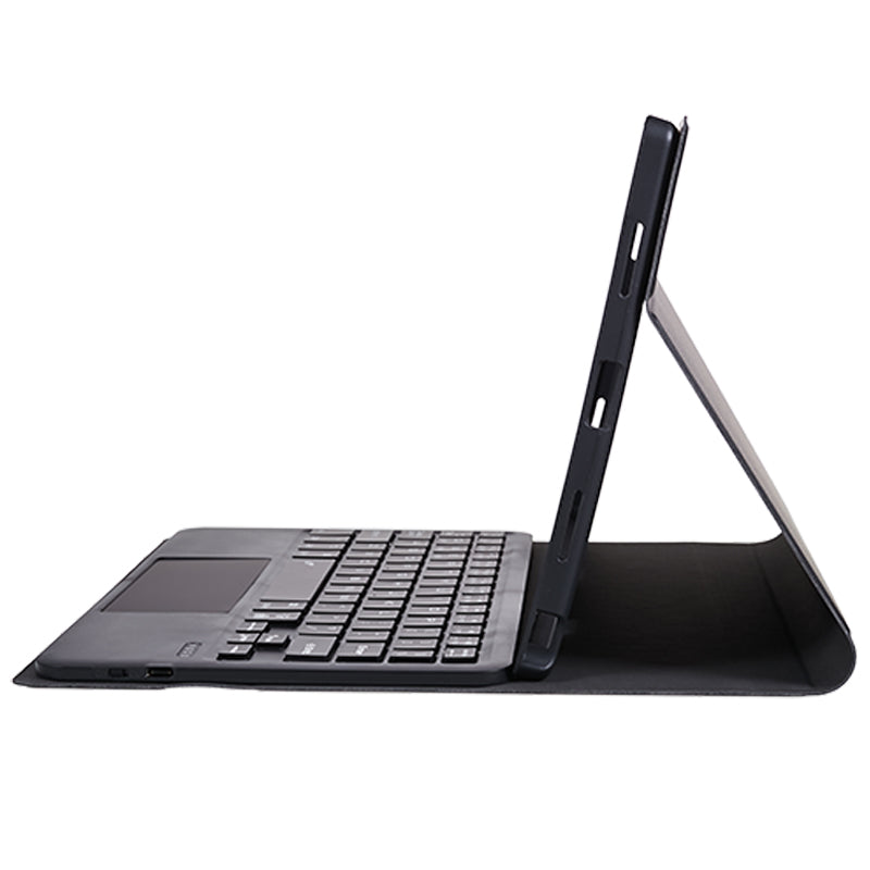 SK-X205D PU Leather Tablet Case for Samsung Galaxy Tab A8 10.5 (2022) (SM-X200 / X205 / X207) Stand Flip Cover with Backlit Touchpad Keyboard