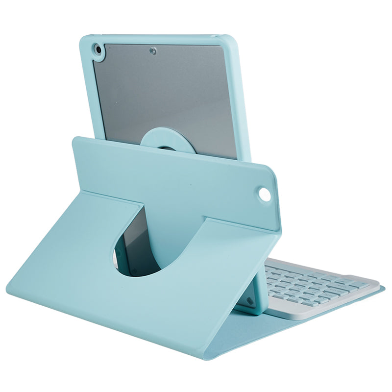 SK-2102 Tablet Case for iPad 10.2 (2019) / (2020) / (2021) PU Leather Stand Cover with Wireless Detachable Keyboard