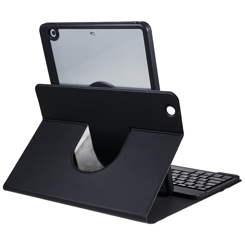 SK-2102 Tablet Case for iPad 10.2 (2019) / (2020) / (2021) PU Leather Stand Cover with Wireless Detachable Keyboard