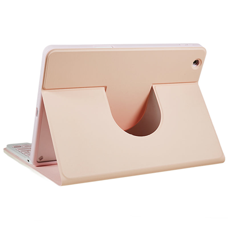 SK-2102 Tablet Case for iPad 10.2 (2019) / (2020) / (2021) PU Leather Stand Cover with Wireless Detachable Keyboard