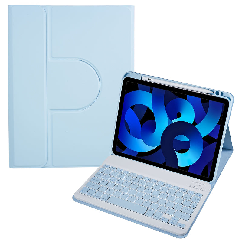 SK-2109 For iPad Air (2020) / (2022) PU Leather Stand Tablet Case with Magnetic Detachable Keyboard