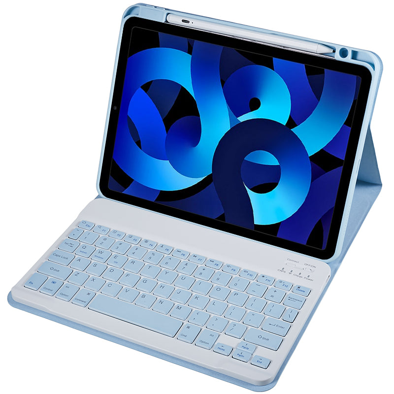 SK-2109 For iPad Air (2020) / (2022) PU Leather Stand Tablet Case with Magnetic Detachable Keyboard