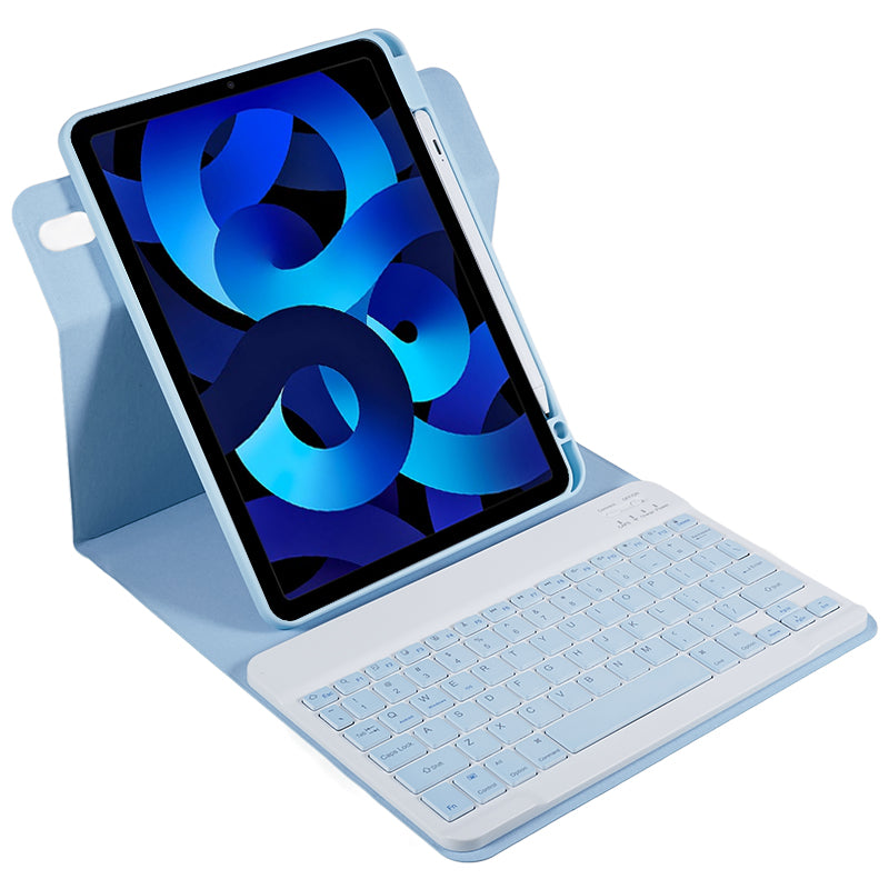 SK-2109 For iPad Air (2020) / (2022) PU Leather Stand Tablet Case with Magnetic Detachable Keyboard