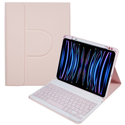 SK-2011 Stand Tablet Case For iPad Pro 11 (2018) / (2020) / (2021) / (2022) PU Leather Cover with Detachable Wireless Bluetooth Keyboard