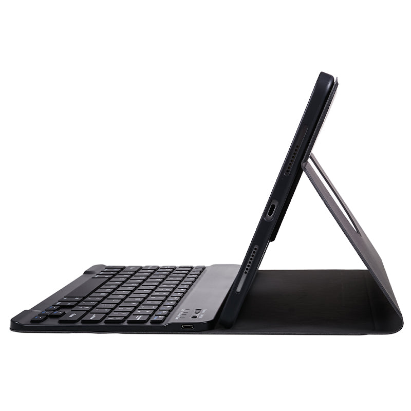 SK-2011 Stand Tablet Case For iPad Pro 11 (2018) / (2020) / (2021) / (2022) PU Leather Cover with Detachable Wireless Bluetooth Keyboard