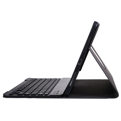 SK-2011 Stand Tablet Case For iPad Pro 11 (2018) / (2020) / (2021) / (2022) PU Leather Cover with Detachable Wireless Bluetooth Keyboard