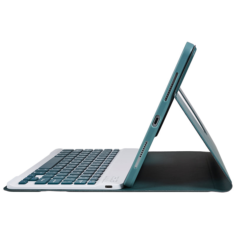 SK-2011 Stand Tablet Case For iPad Pro 11 (2018) / (2020) / (2021) / (2022) PU Leather Cover with Detachable Wireless Bluetooth Keyboard
