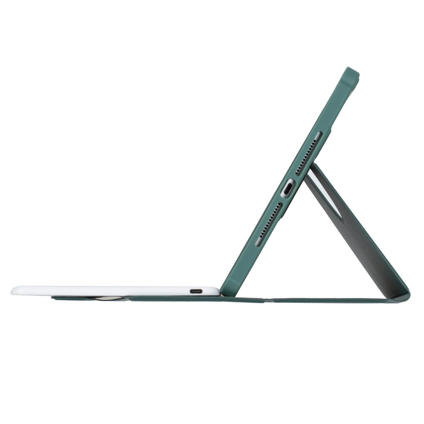 YL10 Round Cap Bluetooth Keyboard Case for iPad 10.9 (2022) Leather Tablet Cover with Rotating Stand, Pen Slot