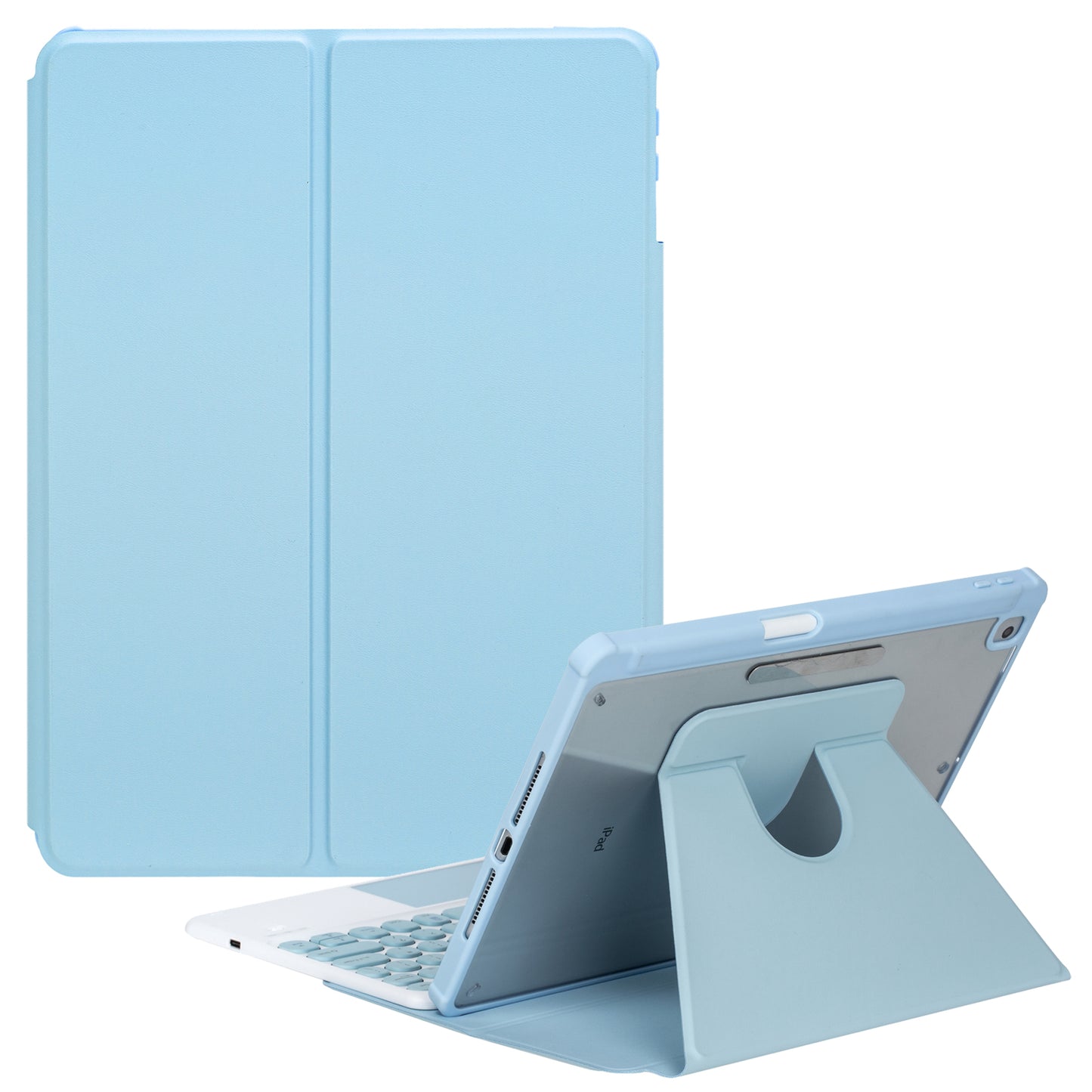 YL10-A For iPad 10.9 (2022) Shockproof Stand Cover Tablet Leather Case + Bluetooth Keyboard with Touchpad