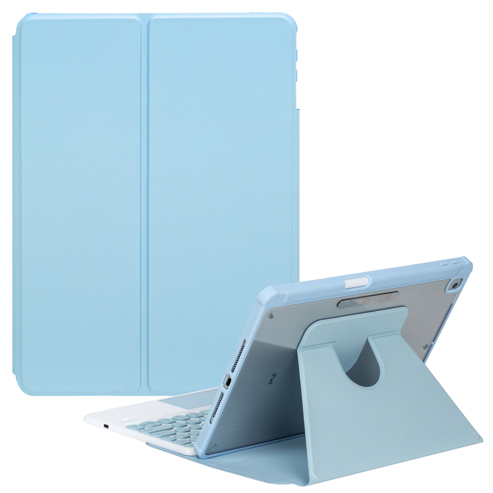 YL10-A For iPad 10.9 (2022) Shockproof Stand Cover Tablet Leather Case + Bluetooth Keyboard with Touchpad