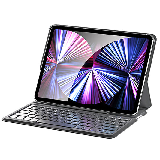 ESSAGER Bluetooth Keyboard Case for iPad 10.9 (2022) Wireless Keyboard Shockproof PU Tablet Cover