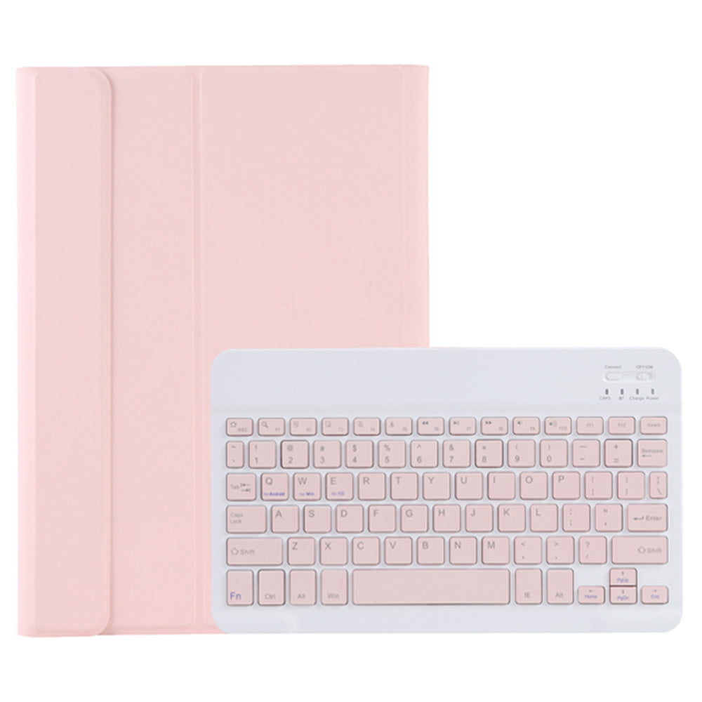A710B For Samsung Galaxy Tab S9 X710 / X716B / X718U Bluetooth Keyboard Protective Case PU+TPU Flip Tablet Cover with Pen Slot